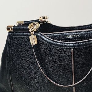 Coach BLACK AND GOLD satchel 🤩